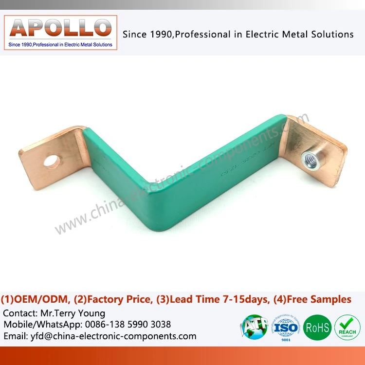 Insulated Copper Busbar with Heat Shrink Tube