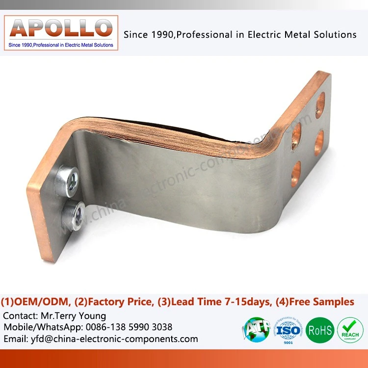 Copper Foil Flexible Storage Energy Battery Busbar