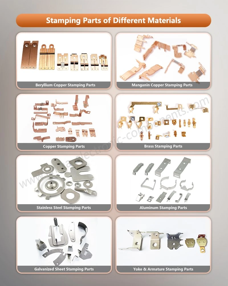 Brass Sheet Metal Stamping Parts of Different Materials Brass Sheet Metal Stamping Parts of Different Materials